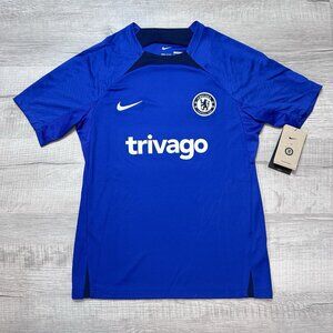 Nike CHELSEA FC Strike Dri-Fit Football Shirt Top DJ8719-496 Unisex Kids Sz XL